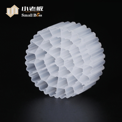 購入 PE37 HDPE素材 白色プラスチック Mbbr 排水処理用バイオフィルターメディア online manufacture