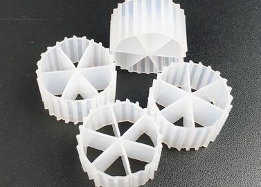 購入 16*10mm サイズ MBBR バイオセルフィルター メディア 純 HDPE 素材 そして RAS の 白色 online manufacture