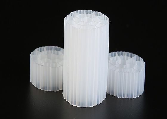 購入 ヴァージンHDPE素材 MBBR プラスチックフィルターメディア 廃水処理用 白色 online manufacture