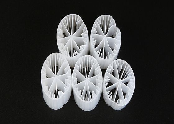 購入 水好性白色プラスチックフィルターメディア HDPE 移動ベッドバイオフィルムリアクター online manufacture