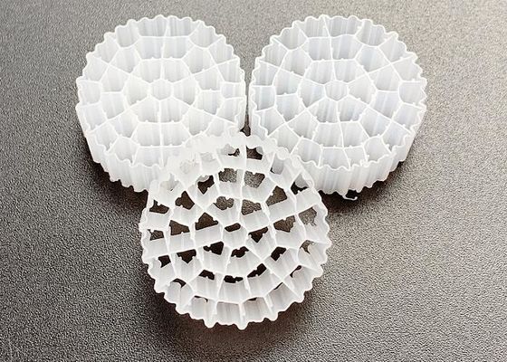 購入 FDA セーフティ A/O テクノロジー MBBR プラスチックフィルターメディア ホワイトHdpe素材 online manufacture
