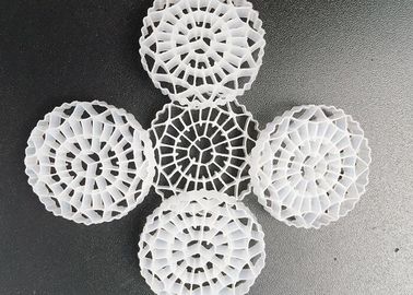 25*5mm K3フィルターメディア Hdpe素材 Ifas プロセス MBBR バイオボール