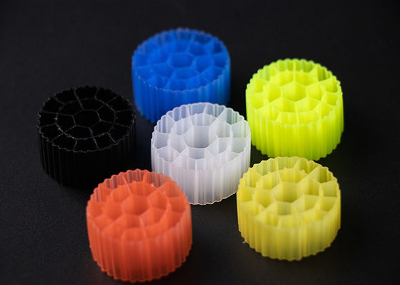 ヴァージンHDPE FDA 安全な素材 バイオフィルターメディア IFAS テクノロジー