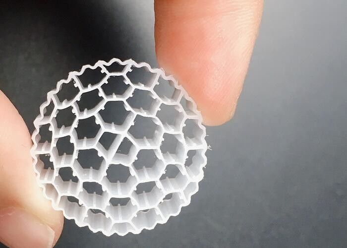 アクティブセルバイオチューブ MBBR プラスチックフィルターメディア 白色 800m2/M3
