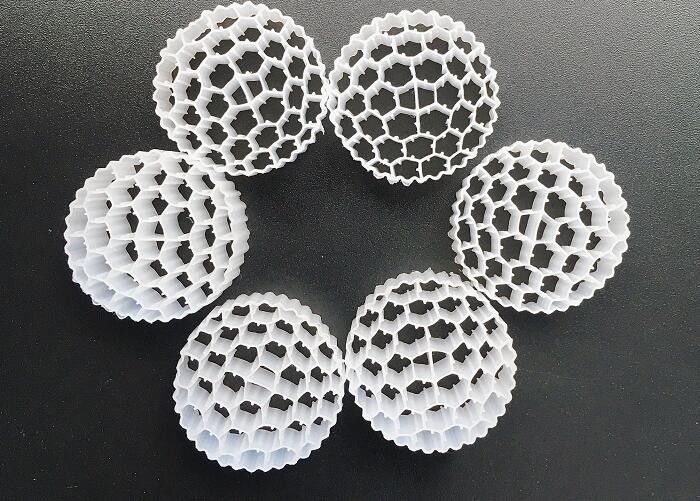 アクティブセルバイオチューブ MBBR プラスチックフィルターメディア 白色 800m2/M3