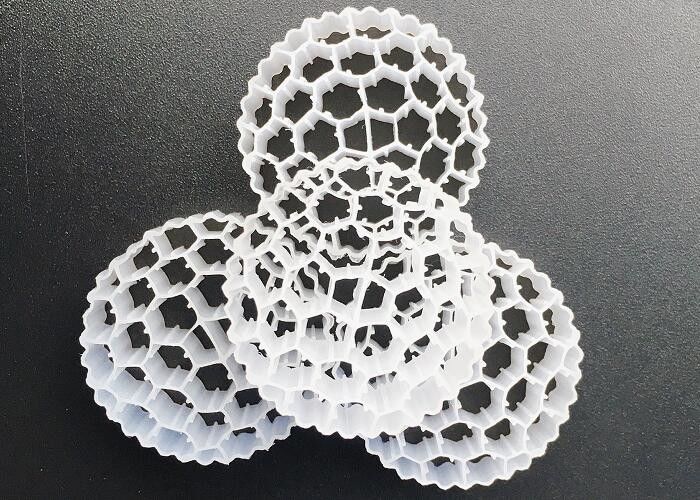 アクティブセルバイオチューブ MBBR プラスチックフィルターメディア 白色 800m2/M3