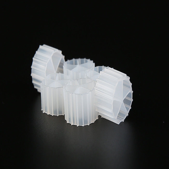白色 MBBR バイオメディア ヴァージン HDPE 素材 アクアリウムフィルター