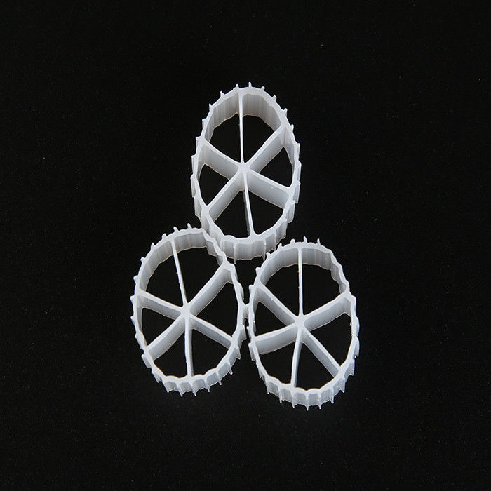 100% 純 HDPE バイオフィルターメディア 廃棄水の処理用 白色