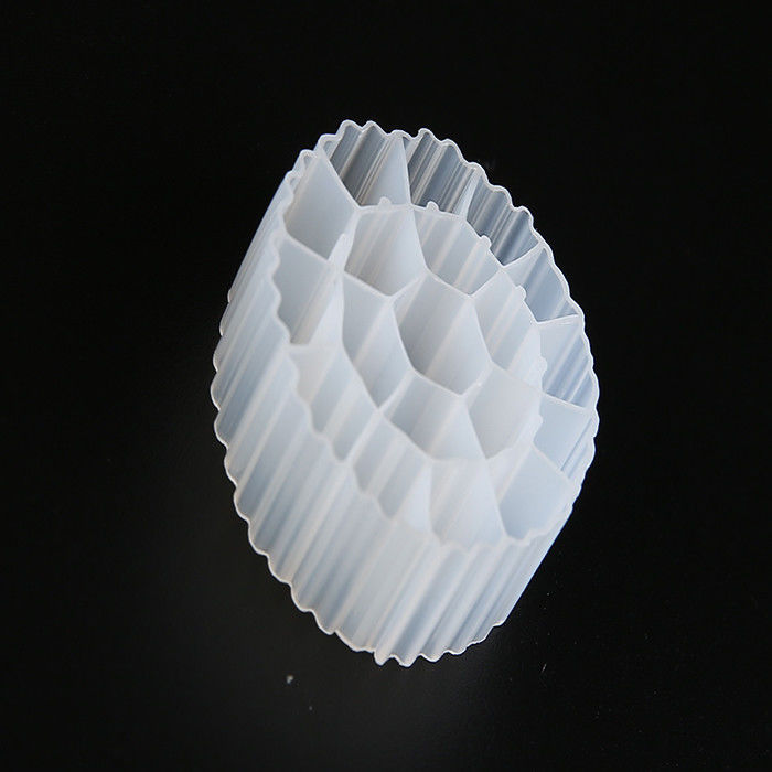 HDPE ホワイト プラスチック K3 フィルター メディア 水処理 池用バイオセル カス プロセス 移動 アモニア 窒素
