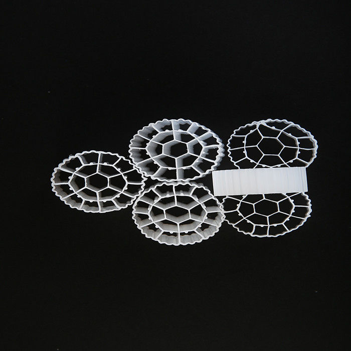 25mm × 10mm サイズ プラスチックフィルター メディア 純 HDPE 素材 MBBR バイオボール