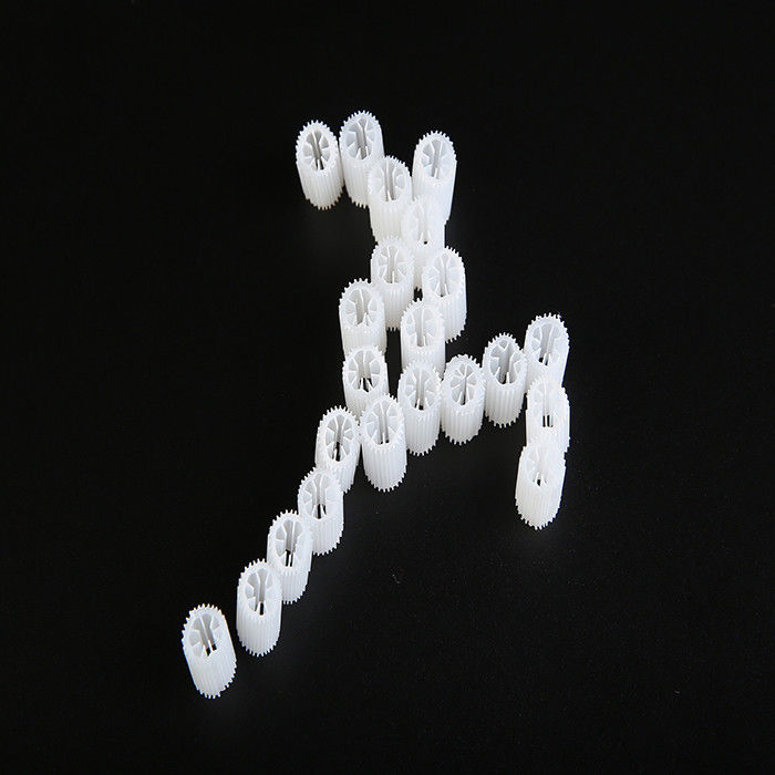 ヴァージンMBBRバイオメディア 重量5*10mm ホワイトヴァージンHIPS素材 プラスチックバイオセル