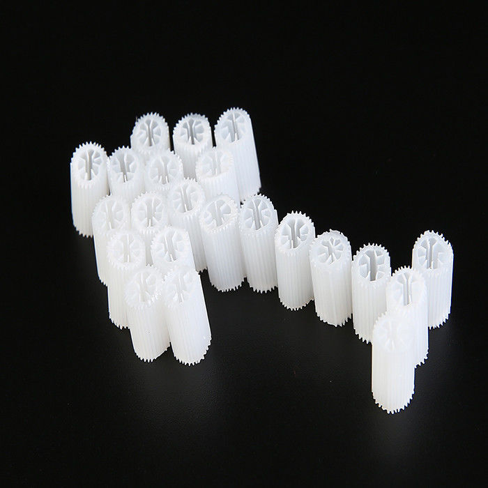 ヴァージンMBBRバイオメディア 重量5*10mm ホワイトヴァージンHIPS素材 プラスチックバイオセル