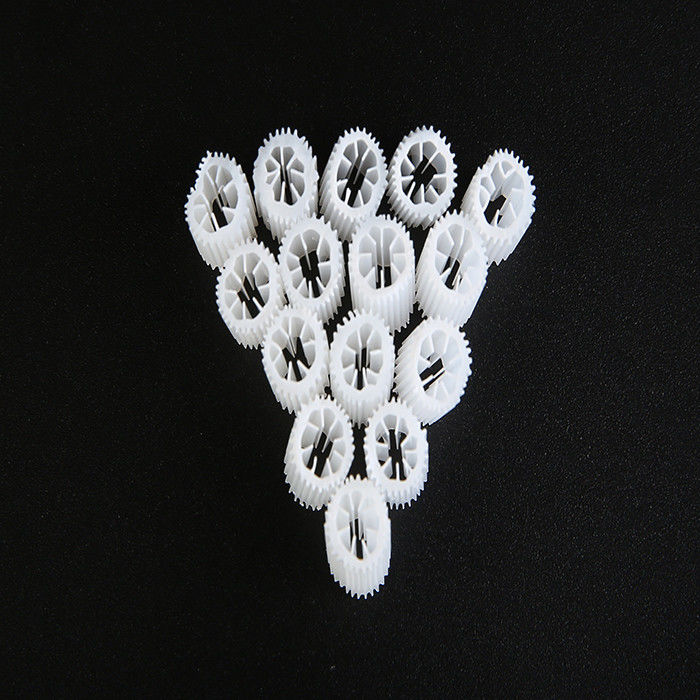 MBBR ヒップス素材 プラスチックフィルターメディア サイズ 5mm X 10mm 白色