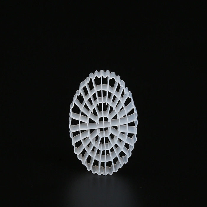 純 HDPE 素材 K5 MBBR フィルター メディア 表面面積 色の良い 白色