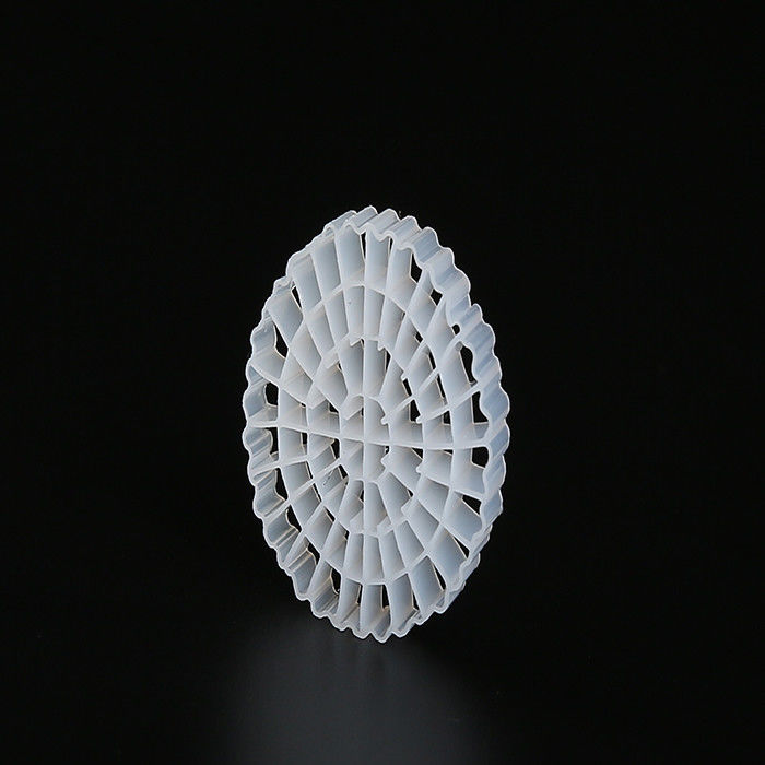 25*4mm PE64 K5 MBBR バイオメディア K5 白色と純 HDPE 素材 RAS システム