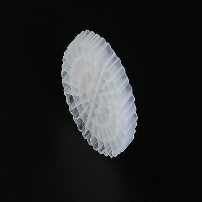 25*4mm PE64 K5 MBBR バイオメディア K5 白色と純 HDPE 素材 RAS システム