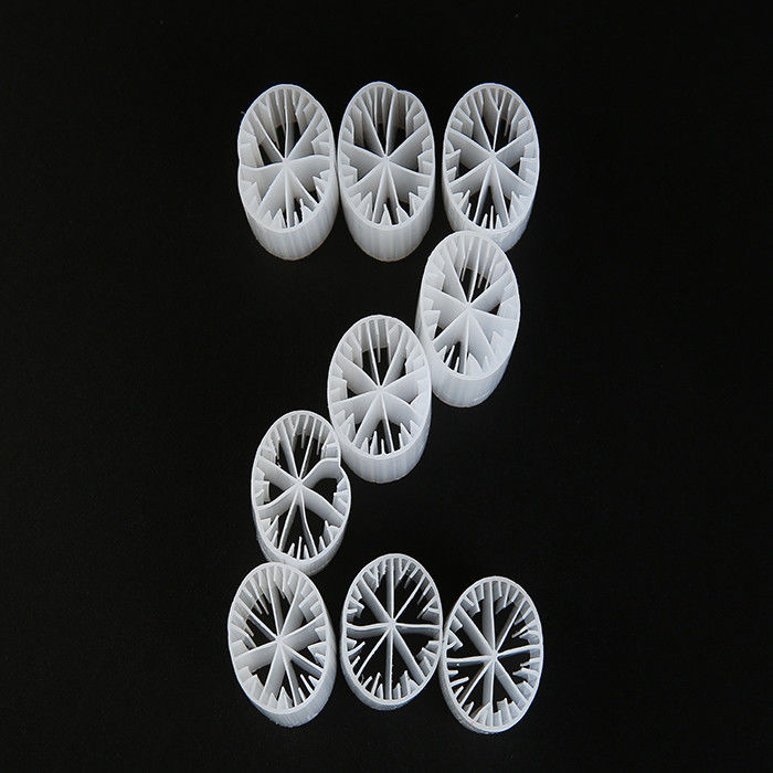 15mm X 15mm MBBR K1 フィルターメディア 純 HDPE 表面面積が良い