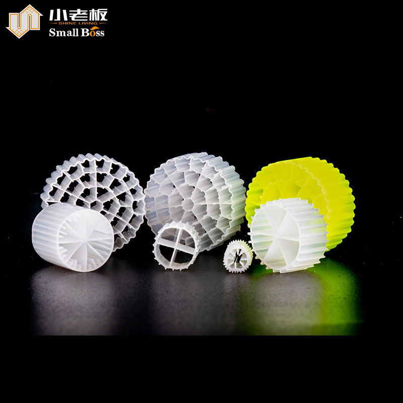 PE38 HDPE プラスチック Mbbr 水処理用バイオフィルターメディア