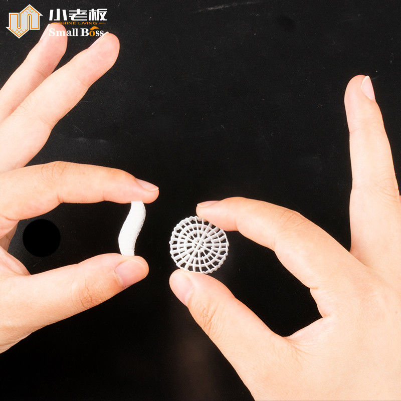 Mbbr 水族館フィルター PEプラスチック 素材 1600M2/M3 養魚用