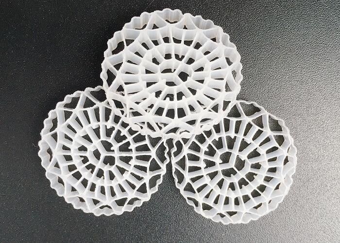 PE63 花の形 MBBR バイオメディア 大面積 1200m2/m3 面積