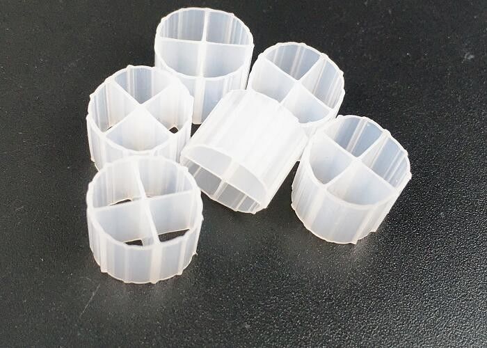 mbbr hdpe製のプラスチックコイ池水処理用浮遊バイオメディア