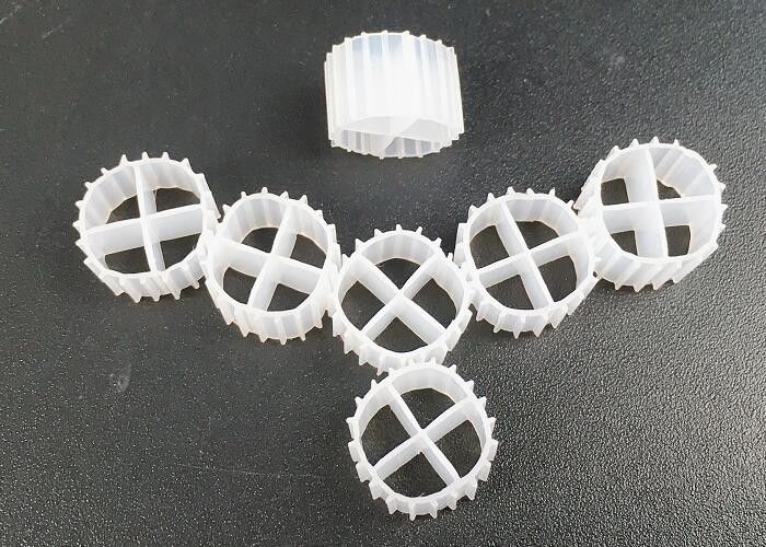 ホワイト カラー MBBR メディア ビオフィルム キャリア スーパーデカーブライゼーションと初代 HDPE 材料