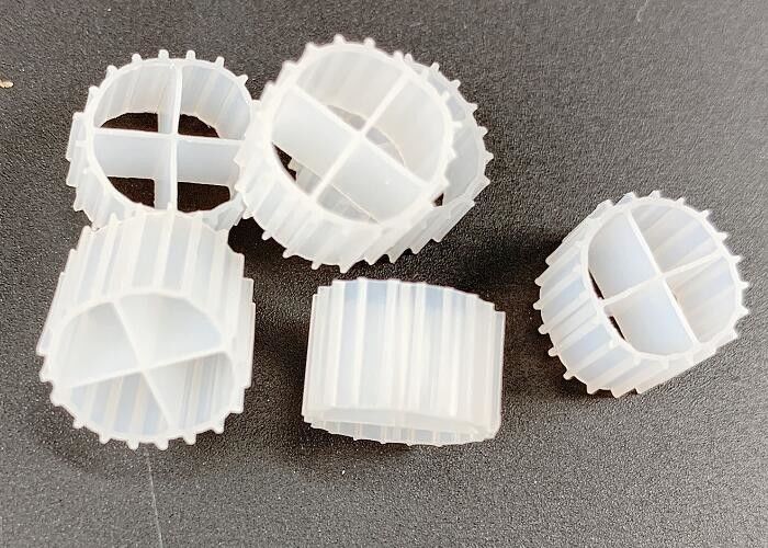 ホワイト カラー MBBR メディア ビオフィルム キャリア スーパーデカーブライゼーションと初代 HDPE 材料