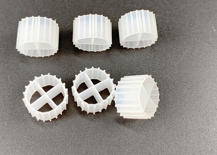 MBBR ホワイト HDPE IFAS 生物フィルターメディア 1000m2/M3
