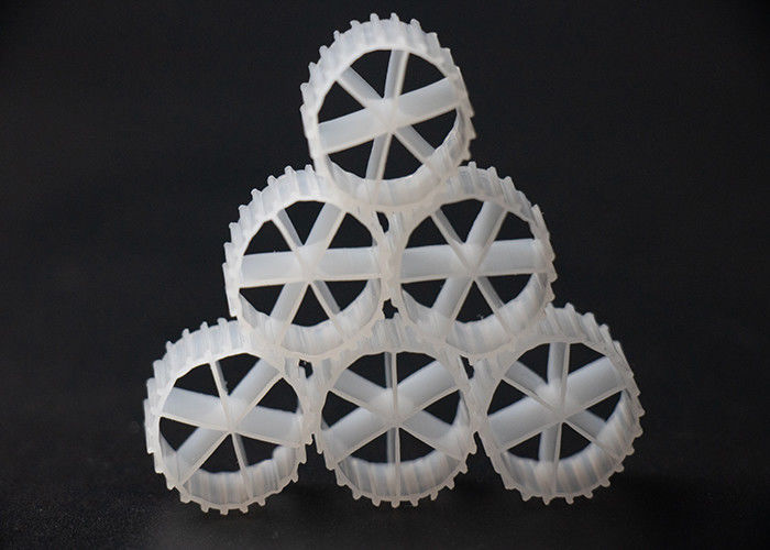 A/O テクノロジー ホワイト カラー HDPE Mbbr キャリア 急速なバイオフィルム