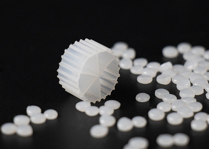 MBBR 100% ヴァージン HDPE PE04 BIO フィルタメディア 白色 0.98g/Cm3