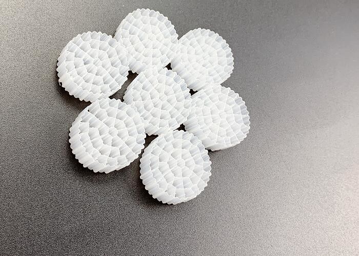 プラスチックのバイオメディア空気装置 IFAS MBBR K1 フィルターメディア 白色