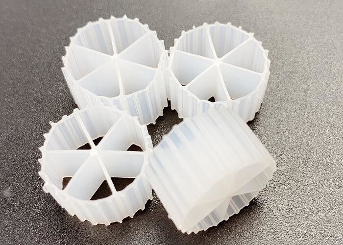 PE04 大面積 白色 MBBRバイオメディア 6室 800m2/M3