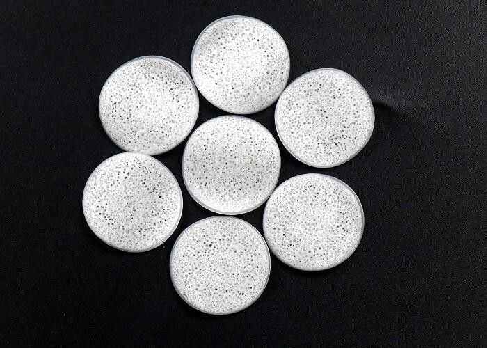 バイオチップ バイオチューブフィルター メディア 白色 丸い 平面